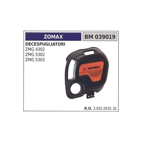 Tapa del filtro de aire ZOMAX para desbrozadora ZMG 4302 5302 5303 039019