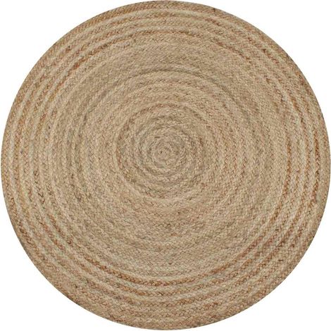 Tapis Jute tressé 120 cm rond (1/5)