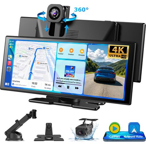 11.3 Zoll CarPlay Monitor Auto Apple CarPlay 360° Dashcam mit Rückfahrkamera (1/5)