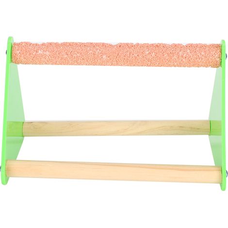 Support triangulaire pour perroquet, support triangulaire, barre arénacée (couleur latérale aléatoire) (1/5)