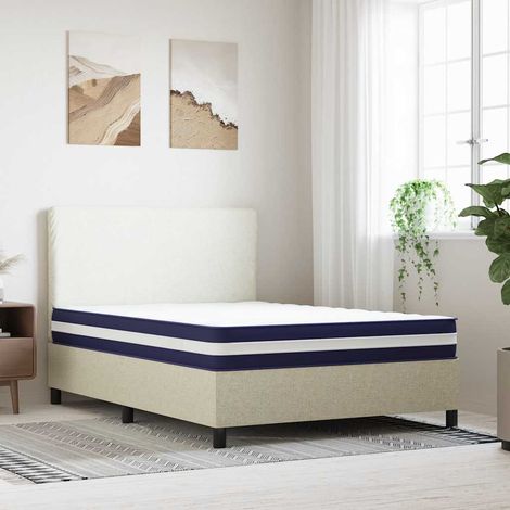 Matelas à ressorts ensachés dureté moyenne 140x190 cm (1/5)