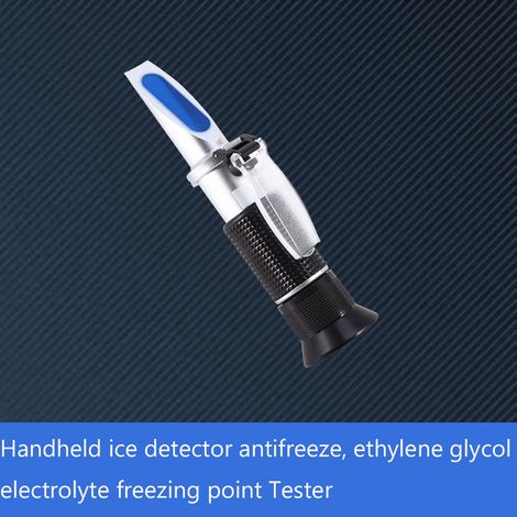 Réfractomètre à glycol pour liquide de refroidissement moteur, antigel et acide de batterie automobile - Outil de test RHA-503ATC (1/5)