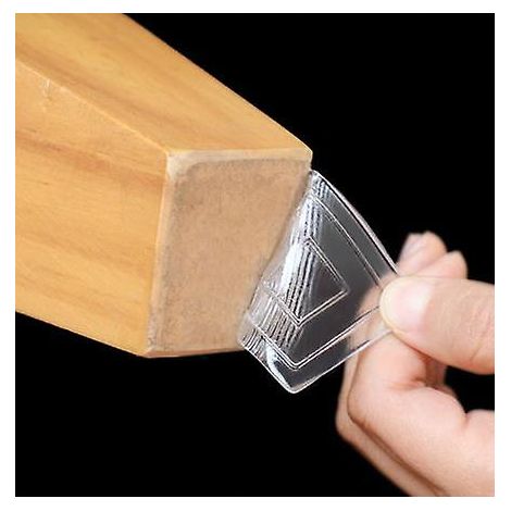 Embouts de pieds de chaise en silicone - Lot de 16, patins carrés et ronds pour pieds de meubles et de table (1/5)
