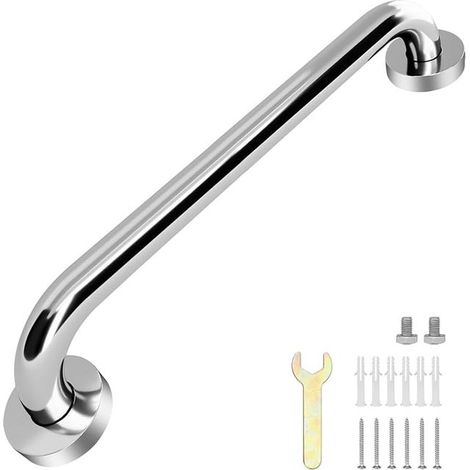 Shower Grab Bar, Stainless Steel, Non-Slip, Seniors, 40 cm (1/5)