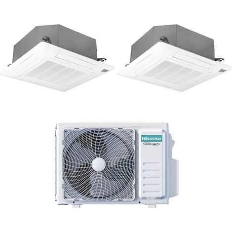 Klimaanlage Hisense dual split inverter cassette 2 6 kW 3 2 kW (1/3)