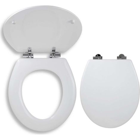 Novaservis Prestige - WC-Sitz, SoftClose, Holz formiert, weiß WC/SOFTLYRA