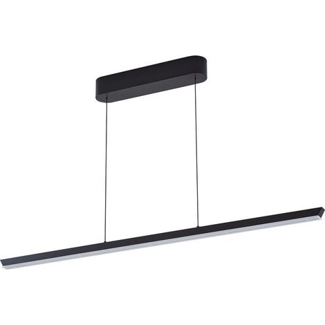 [GEBRAUCHT] B-Ware Lucande Pendelleuchte Hängelampe LED Solvar schwarz dimmbar CCT Esszimmer 117 cm (1/2)