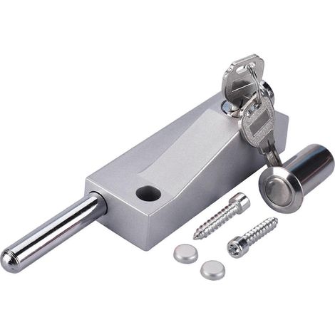 Serrure rotative pour porte vitrée avec cadre, quincaillerie commerciale, résistante à la rouille.-AquaForge (1/4)