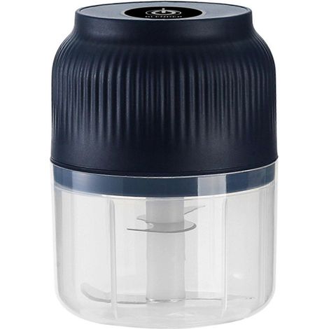 Hachoir à ail électrique Mini robot de cuisine sans fil pour aliments pour bébés, gingembre, viande, épices et assaisonnements (1/5)
