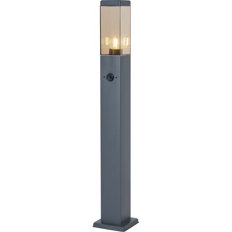 QAZQA Palo da terrazza malios - Moderno - Acciaio inossidabile,Plastico - Grigio scuro - Allungato Max. 1 x Watt