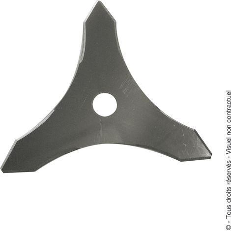 Lame de débroussailleuse 250 mm axe 20 mm spécial herbe dense fabriquée en France