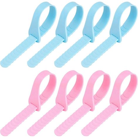 Poignée de couvercle de toilette en silicone, protection anti-contact pour salle de bain à domicile (1/5)