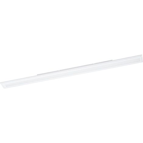 Plafoniera Moderna Salobrena 1 Alluminio Bianco Luce Led Integrato 38W (1/3)