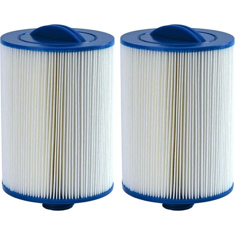 Filtre pour Spa Compatible avec PWW50P3 6CH-940 FC-0359 1-1/2''/ 3,8cm Filetage Grossier/SAE (Non PWW50P4/ Fil Fin/Filetage MPT), φ15x20,5 cm, Lot de 2 (1/5)