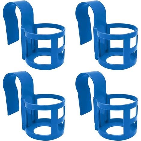 Set of 4 swimming pool drink holders, poolside drink holders, drink holders for above ground pools, removable drink holders, pool accessories, drink holders for summer parties, swimming pool/round (1/5)