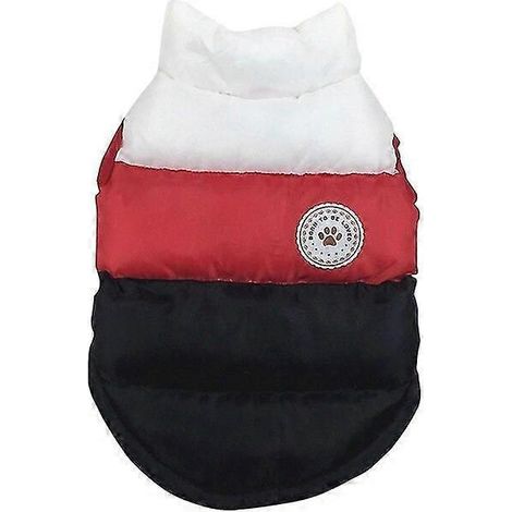 Vêtements chauds pour chiens (bouledogue français, carlin, chihuahua) - Manteau d'hiver noir - Veste pour chiot - Costume pour animaux de compagnie (1/5)