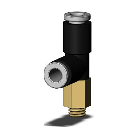 Raccord rapide SMC KQ2 vers M5 x 0.8 Enfichable 4 mm ( Prix pour Sachet de 10 )
