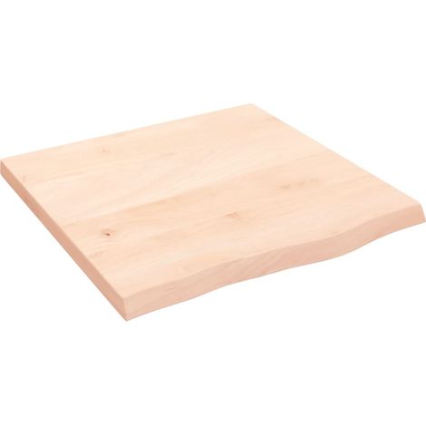 Étagère murale 60x60x(2-4) cm bois de chêne massif non traité (1/5)