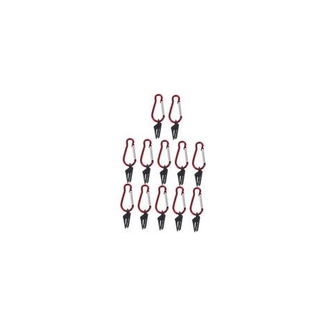 Kit De Quincaillerie pour Tente De Camping 12 Pièces Clips pour Bâche Plastiques Résistants Mousquetons Accessoires De Camping Polyvalents pour Randonnée Et Pique-niques (1/5)