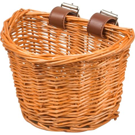 Panier Velo Enfant, Tricotage à la Main Panier de Guidon de Vélo avec Courroies Réglables pour Enfants Garçon Fille Avant Deco per Draisienne, Scooter, Tricycle, Rangement de vélo (1/5)