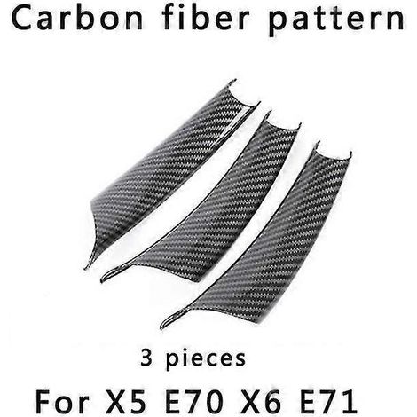 Poignées de porte intérieures en fibre de carbone pour BMW X5 E70 F15 et X6 E71 F16 (conduite à gauche) - C (1/5)