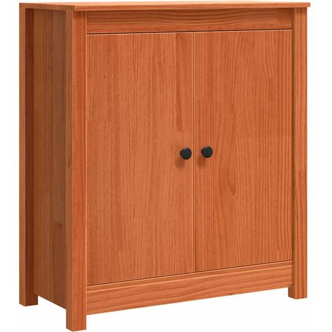 Buffet,Bahut,Meuble de Rangement Marron 70 x 35 x 80 cm CFW48793 (1/5)