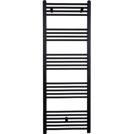 Radiador toallero de agua caliente CODA 160 x 60 cm negro