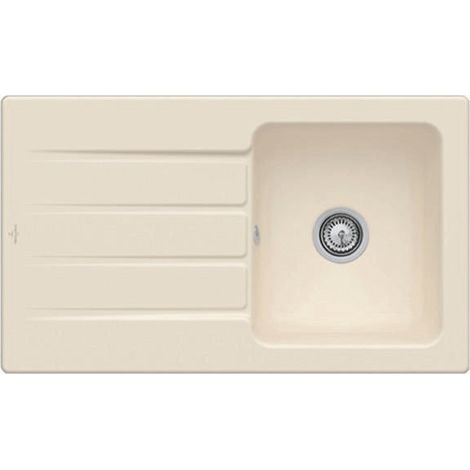V&B Spüle ARCHITECTURA 50 860x510mm Handbetätigung ivory