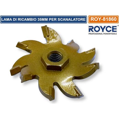 LAMA DISCO DI RICAMBIO 25MM PER SCANALATORE TRACCIATRICE A FRESA (1/2)