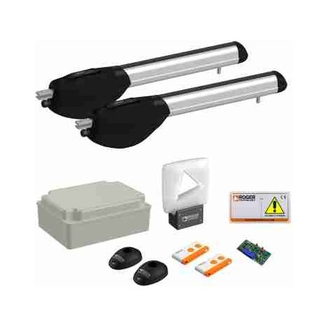 Roger - KIT R20/310 KIT MOTORIDUTTORI PER BATTENTI FINO A 2.5 MT - 230V - CORTO - VELOCE