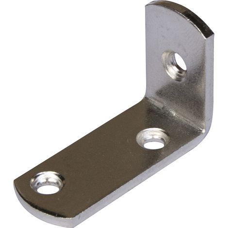 Squadretta reggipiani nichelata 25 x 35 x 15 spessore 2 mm. - 4 pz.
