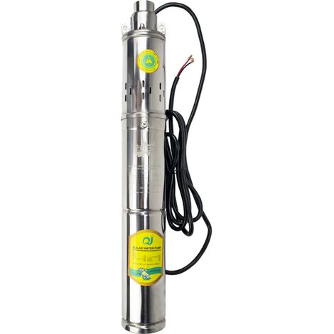 Pompe à eau profonde solaire 750W – Débit max 2T/H – Hauteur de refoulement 100m – Moteur à aimant permanent – Contrôleur intégré