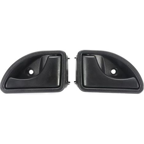 Front Left & Right Interior Door Handle Compatible with Renault Kangoo I 1997-2007 Twingo I 1993-2007 - Type A Black Left & Right (1/4)