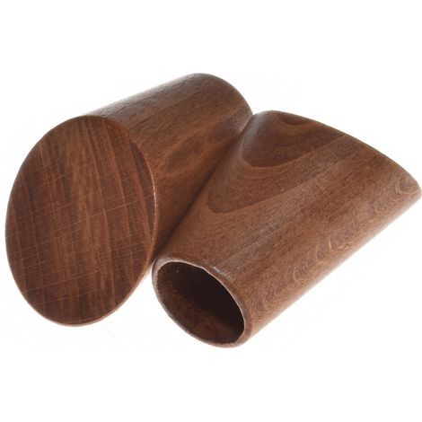 Embouts pour tringles à rideaux Embouts en bois pour tringles à rideaux 2 pièces Chêne Ø20 (1/5)