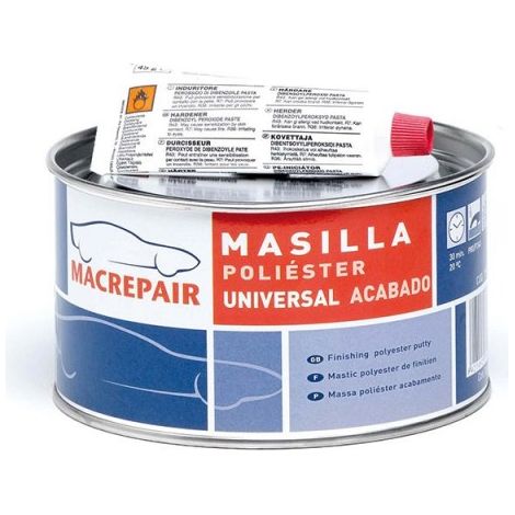 MIARCO MASILLA POLIESTER ACABADO+ENDURECEDOR (LATA 2 KG. (1/2)