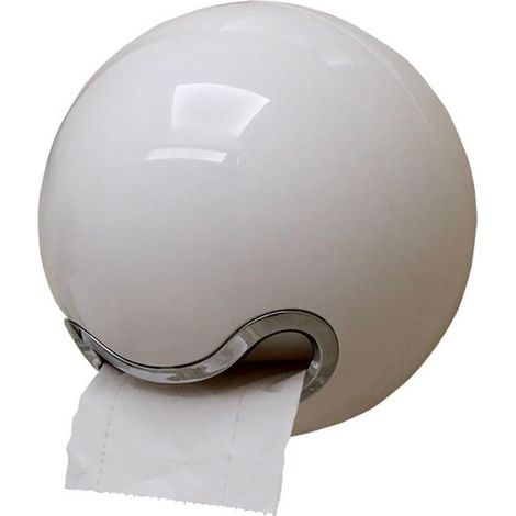 – Porte-papier toilette sphérique en plastique ABS – Interrupteur en acier inoxydable 304 – Dimensions 18,5 cm – Pour salle de bain multicolore (1/5)