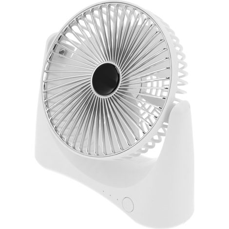 Wiederaufladbarer Mini-USB-Tischventilator mit 3 einstellbaren Geschwindigkeitsstufen zur Kühlung, für Zuhause, Büro und Wohnzimmer (1/5)