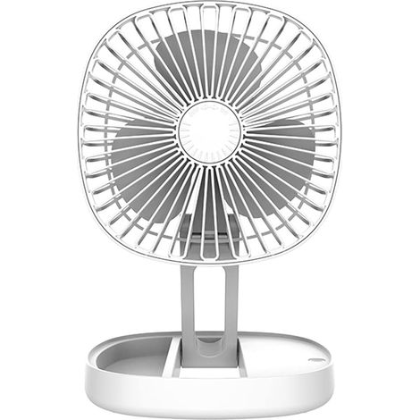 Mini ventilateur de table USB rechargeable, angle réglable, batterie 1200mAh, ventilateur portable avec boîte aromathérapie, ventilateur silencieux pour chambre, bureau, maison (1/5)
