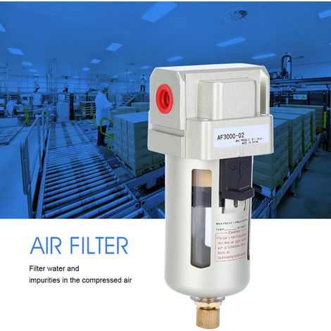 AF3000-02 Luftfilter, 1/4" Öl-Wasser-Abscheider (1/4)