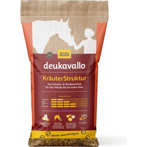 Deukavallo KräuterStruktur 15 kg Pferdefutter Kräutermüsli Strukturmüsli