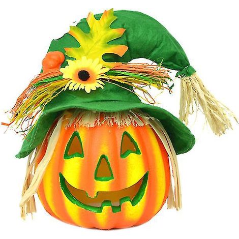 1 Stück LED-Kürbislichter für Halloween-Dekorationen