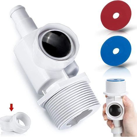 9-100-9001 Raccord mural complet UWF adaptable pour Polaris 280 180 380 480 3900 Sport - Prise murale robot nettoyeur piscine (1/5)
