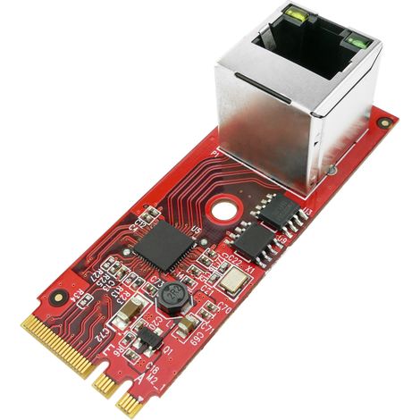 BeMatik - Module Fast PCIe M.2 NGFF (clé A-E) vers GigaLAN 1000Base-T Ethernet (1/5)