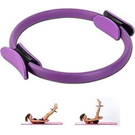 Cercle de Pilates - Anneau Magique - Violet - Fitness - Résistance - Pour Femmes Multicolore TAPIS DE SOL (1/4)