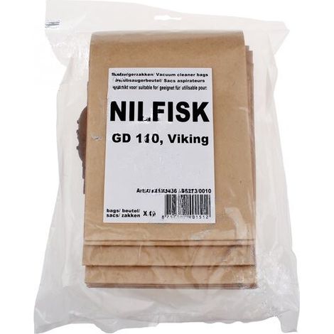 Nilfisk - sac aspirateur nilfisk viking gd110 propair 10 pieces - (1/2)