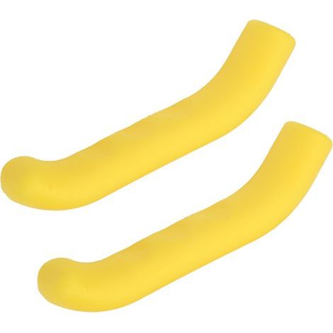 Protection de levier de frein de vélo en silicone antidérapante et imperméable, 5 couleurs (Jaune) (1/5)