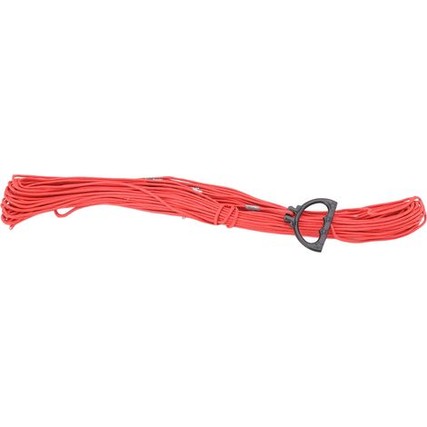 Corde en nylon multifonctionnelle pour balances industrielles, avec fil d'acier intérieur, pour la construction, 70 m / 2755,9 po (1/5)