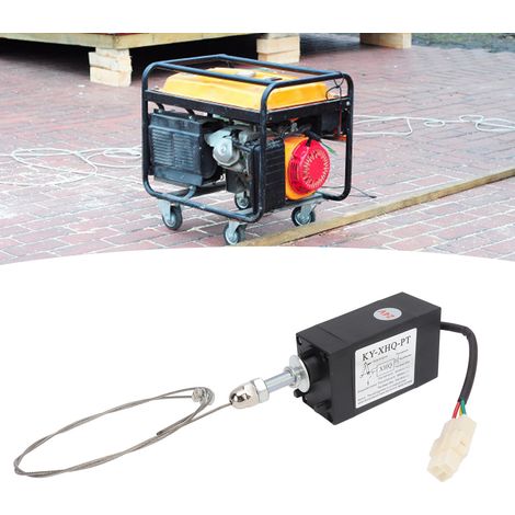 Désignation: Arrêt Électrique Automatique pour Générateur Diesel, Valve Électromagnétique 24V, Fonctionnement Normal Ouvert - KZQ (1/2)