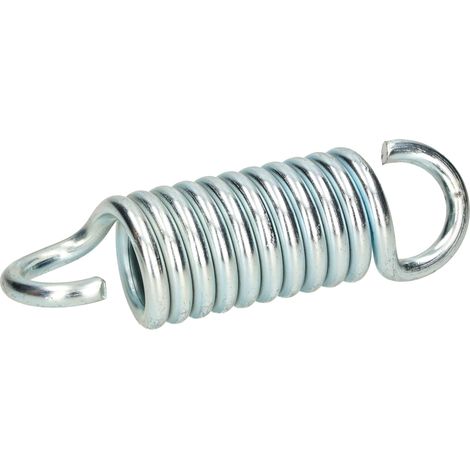 KOTARBAU® Ressort pour Balancelle - 7 mm - Acier Galvanisé - 10 Spires - Argent - Ressort de Hamac - Suspension - Intérieure - Extérieure