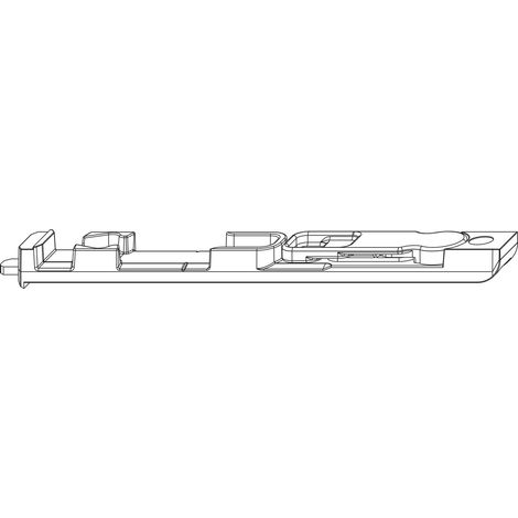 MACO Kantriegel unten, für 4 mm Falzluft, R8, L=170 mm, silber (55409)